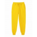 mens fleece sweatpants Active jogger pant with side pocket heavyweight Joggers solid color Trousers elastic waist Drawstring brushed casual pants Workout Pants