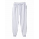 mens fleece sweatpants Active jogger pant with side pocket heavyweight Joggers solid color Trousers elastic waist Drawstring brushed casual pants Workout Pants