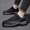 Men's Sneakers Oxfords Casual Classic Daily Outdoor PU Elastic Fabric Black Army Green Brown Spring Summer