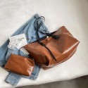 Women's Work Bag Tote PU Leather Solid Color Metallic Daily Date Office & Career Green Black Brown Beige