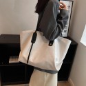 Women's Work Bag Tote PU Leather Solid Color Metallic Daily Date Office & Career Green Black Brown Beige