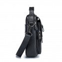 Men's Unisex 2022 Crossbody Bag Polyester Nappa Leather Zipper Plain Fashion Daily Outdoor Black Brown