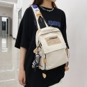 Women's Unisex Sling Shoulder Bag Nylon Synthetic Zipper Solid Color Daily Outdoor White Black Blue Red