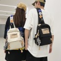 Women's Unisex Sling Shoulder Bag Nylon Synthetic Zipper Solid Color Daily Outdoor White Black Blue Red