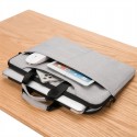 Men's Laptop Bag Oxford Cloth Synthetic Zipper Solid Color Daily Outdoor Black Blue Gray Pink